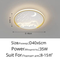 Lustres LED: Éclairage Intérieur Premium Pour Décoration de Maison | Marco Lucetti B 40cm Or / Luminosité variable