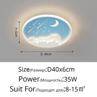 Lustres LED: Éclairage Intérieur Premium Pour Décoration de Maison | Marco Lucetti C 40cm Bleu / Luminosité variable