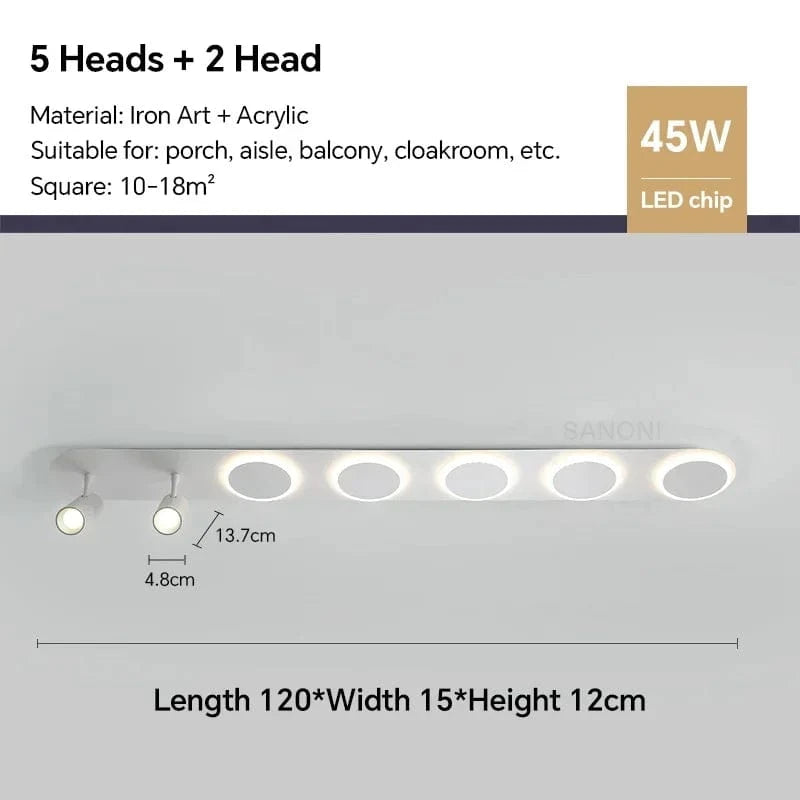 Lustres LED : Illuminez votre maison | Marco Lucetti Rond 120cm / Blanc chaud (pas de RC)