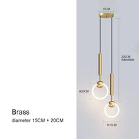 Lustres LED Modernes de Luxe pour une Décoration Élégante | Marco Lucetti Laiton 15 20CM / Blanc chaud