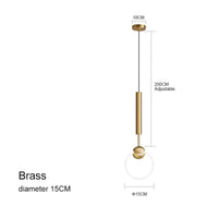 Lustres LED Modernes de Luxe pour une Décoration Élégante | Marco Lucetti Laiton 15CM / Blanc chaud