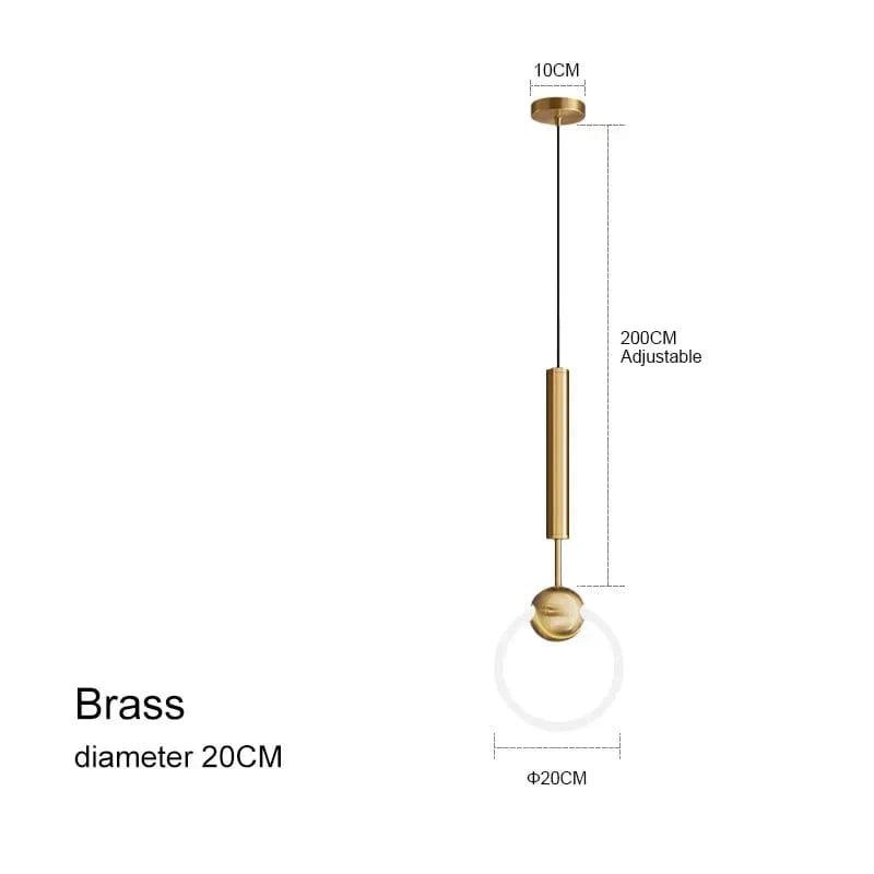 Lustres LED Modernes de Luxe pour une Décoration Élégante | Marco Lucetti Laiton 20CM / Blanc chaud