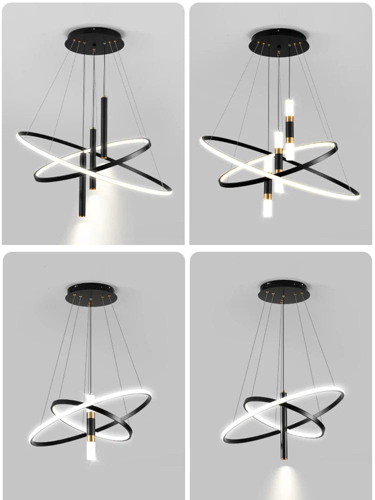 Lustres LED modernes pour salon salle à manger cuisine : Suspension lumineuse pour un éclairage intérieur élégant | Marco Lucetti