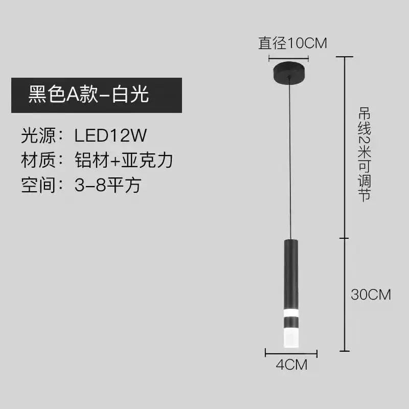 Lustres LED modernes pour salon salle à manger cuisine : Suspension lumineuse pour un éclairage intérieur élégant | Marco Lucetti Tête noire-1 / Lumière neutre