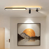 Lustres Led modernes: Projecteurs design pour salon, salle à manger, chambre, cuisine - Acrylique noir | Marco Lucetti