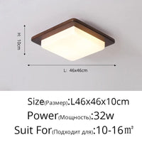 Lustres lumineux en bois véritable LED pour une décoration moderne de la maison | Marco Lucetti