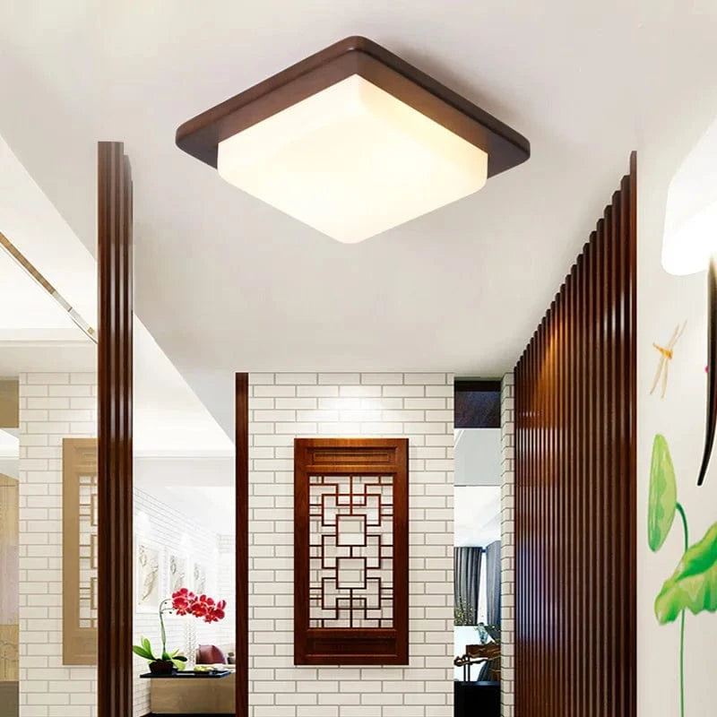 Lustres lumineux en bois véritable LED pour une décoration moderne de la maison | Marco Lucetti