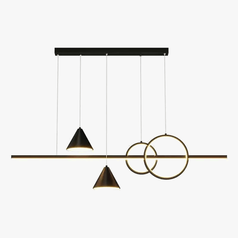  Lustres Luxe Moderne Longue Bande Led - Création Lumineuse pour Déco Salle à Manger et Salon | Marco Lucetti