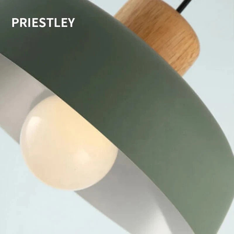 Lustres Macaron nordiques - Lampe de chevet en bois créative pour chambre étude café Bar Restaurant - Lampe suspendue de style moderne | Marco Lucetti