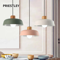 Lustres Macaron nordiques - Lampe de chevet en bois créative pour chambre étude café Bar Restaurant - Lampe suspendue de style moderne | Marco Lucetti