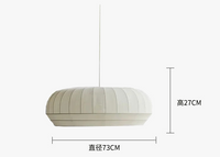 Lustres Nordica - Tissu Extensible Minimaliste pour Café