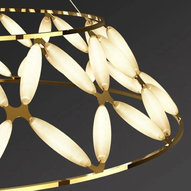 Lustres minimalistes Moderns Sandyha: Suspension Design de Luxe Papillon Fleur | Marco Lucetti