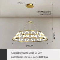 Lustres minimalistes Moderns Sandyha: Suspension Design de Luxe Papillon Fleur | Marco Lucetti Or D80CM / Lumière froide