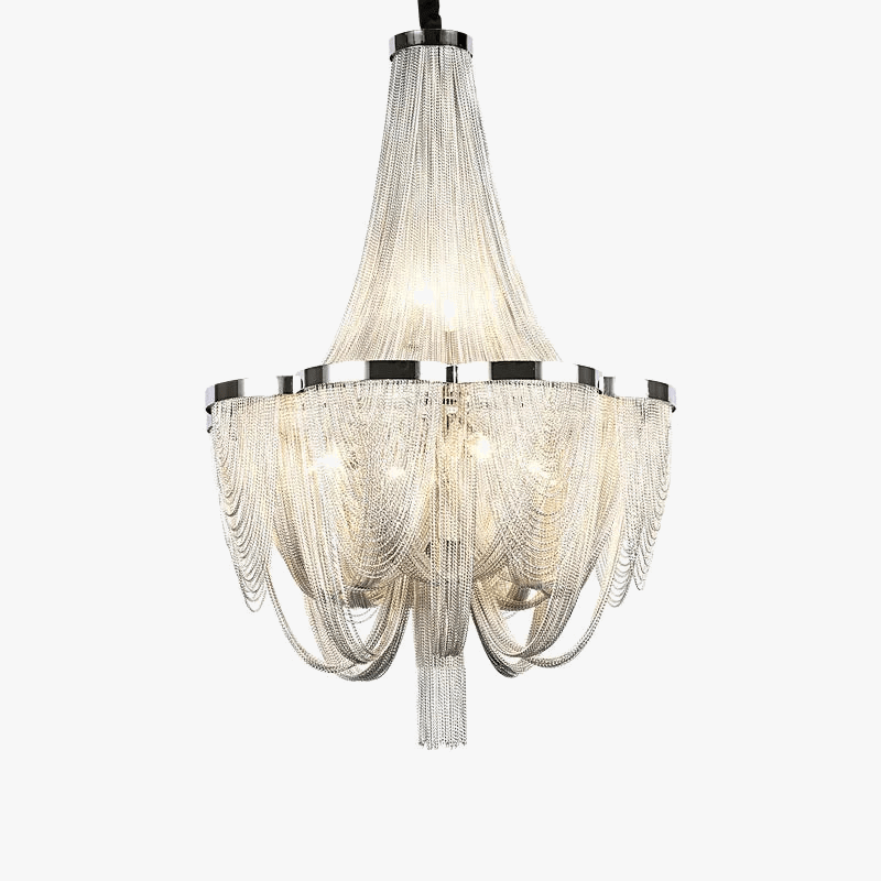 Lustres modernes argentés : éclairez votre salon avec style et luxe | Marco Lucetti