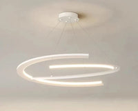 Lustres Modernes LED : Éclairage Intérieur Suspendu | Marco Lucetti BLANC / Longueur 80cm / Gradation à distance RC