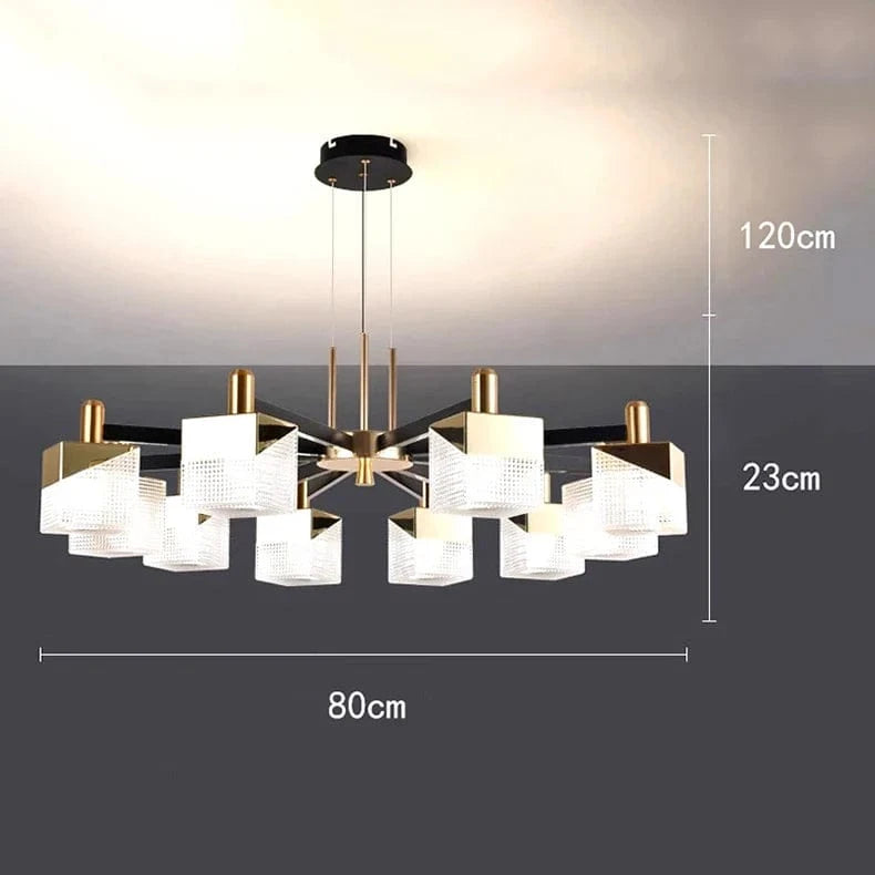 Lustres Modernes LED pour un Éclairage Chic du Salon | Marco Lucetti 10 têtes / Blanc froid