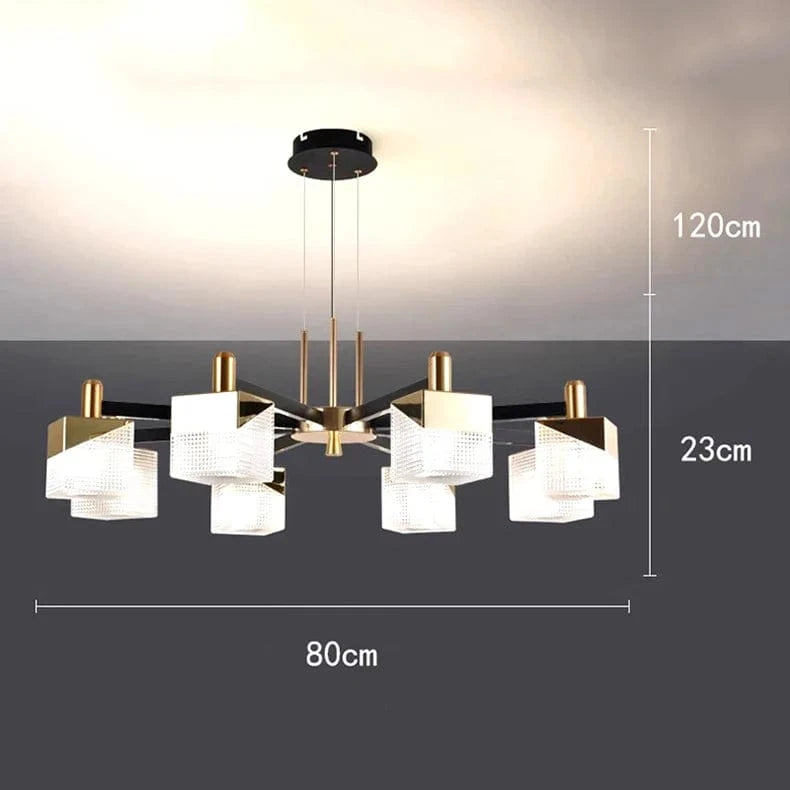 Lustres Modernes LED pour un Éclairage Chic du Salon | Marco Lucetti 8 têtes / Blanc froid