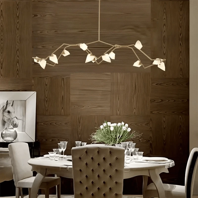 Lustres modernes pour salle à manger avec éclairage LED intégré | Marco Lucetti