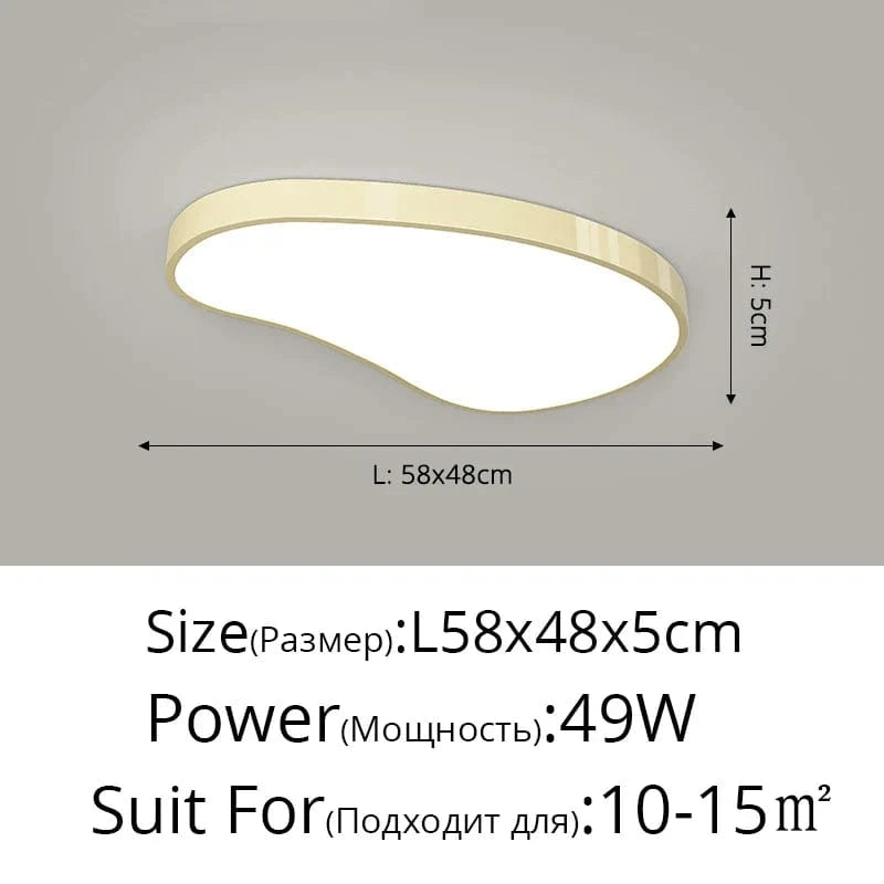 Lustres Modernes: Pour une Décoration Intérieure et un Éclairage Élégants | Marco Lucetti Luminosité variable / Beige B 58X48CM