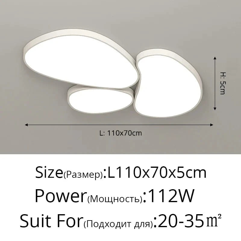 Lustres Modernes: Pour une Décoration Intérieure et un Éclairage Élégants | Marco Lucetti Luminosité variable / Blanc 110x70cm