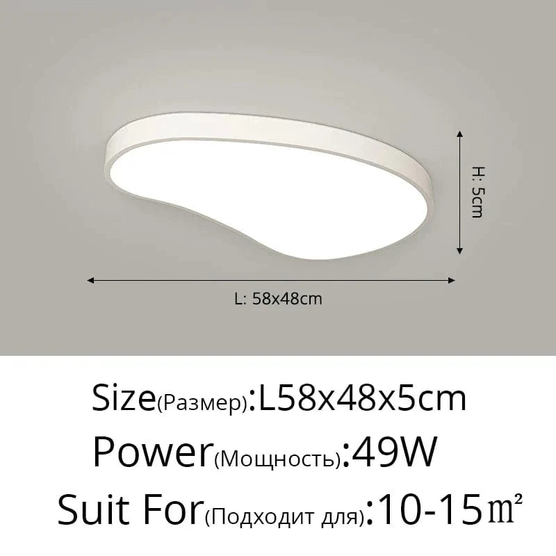 Lustres Modernes: Pour une Décoration Intérieure et un Éclairage Élégants | Marco Lucetti Luminosité variable / Blanc B 58X48CM
