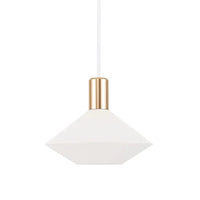 Lustres Noir et Blanc pour Chambre et Salle à Manger | Marco Lucetti D17xH14cm Blanc / Blanc chaud