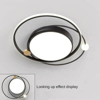 Lustres Nordique Moderne Gold | Marco Lucetti Noir / D50x42x6cm / Télécommande