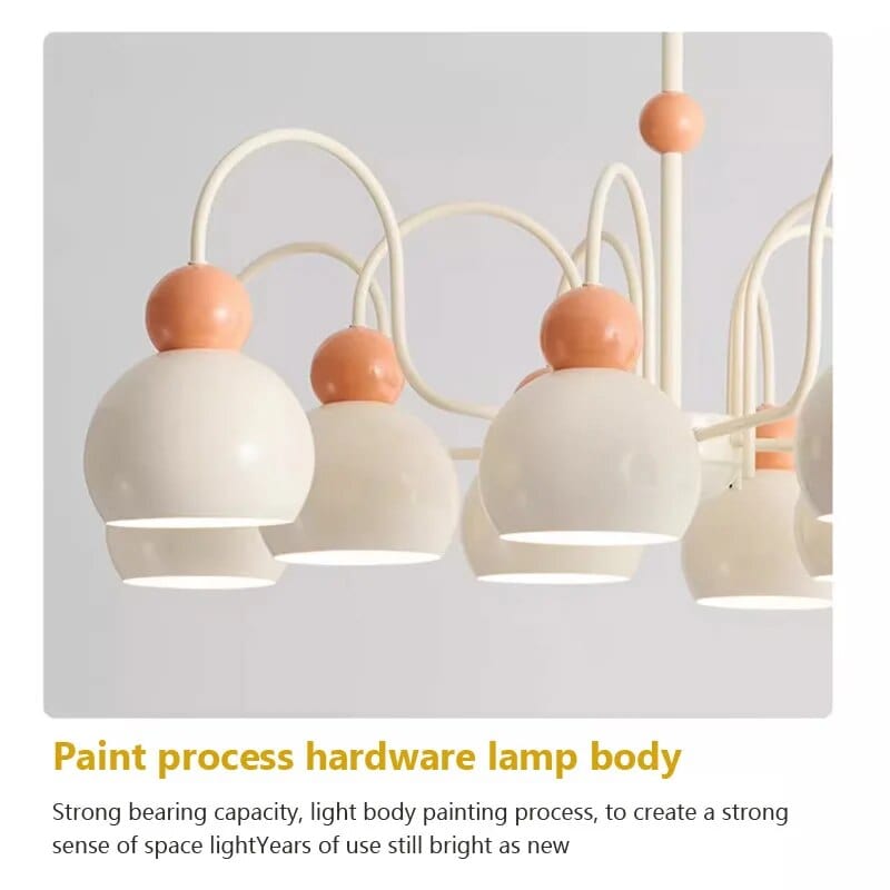 Lustres nordiques à têtes multiples en forme de gourde | Marco Lucetti