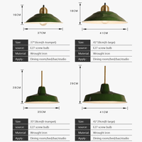 Lustres Nordiques Industriels pour Salon ou Salle à Manger - Suspension en Fer, Style Rétro Loft | Marco Lucetti