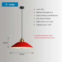 Lustres Nordiques Industriels pour Salon ou Salle à Manger - Suspension en Fer, Style Rétro Loft | Marco Lucetti I41CM