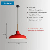 Lustres Nordiques Industriels pour Salon ou Salle à Manger - Suspension en Fer, Style Rétro Loft | Marco Lucetti U41CM