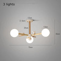 Lustres nordiques pour un intérieur moderne et stylé | Marco Lucetti 3 lumières