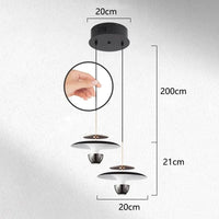 Lustres Nordiques pour une Décoration de Salle à Manger Élégante - Éclairage Intérieur Unique | Marco Lucetti B 2 tête noire / Blanc froid