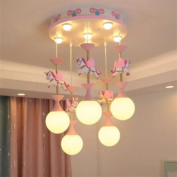 Lustres pour chambre d'enfants : Plafonnier mignon et moderne avec LED créative et motif animal | Marco Lucetti