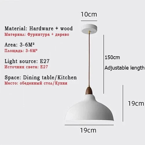 Lustres Scandinaves Industriels Nordiques pour Décor de Salon Salle à Manger | Marco Lucetti UN