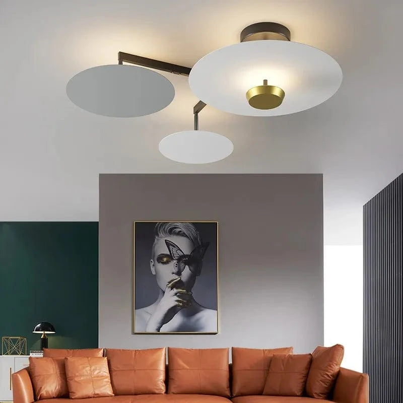 Lustres Suspendus Postmodern Creative Personnalité Noir et Or | Marco Lucetti