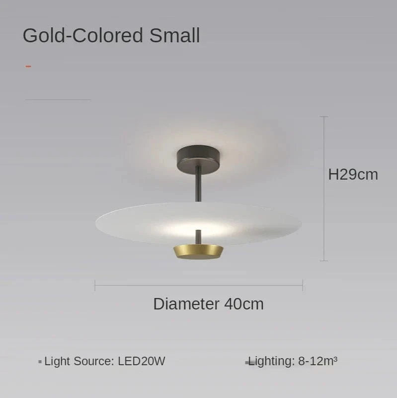 Lustres Suspendus Postmodern Creative Personnalité Noir et Or | Marco Lucetti Doré D40cm / Lumière neutre