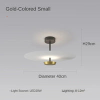 Lustres Suspendus Postmodern Creative Personnalité Noir et Or | Marco Lucetti Doré D40cm / Lumière neutre