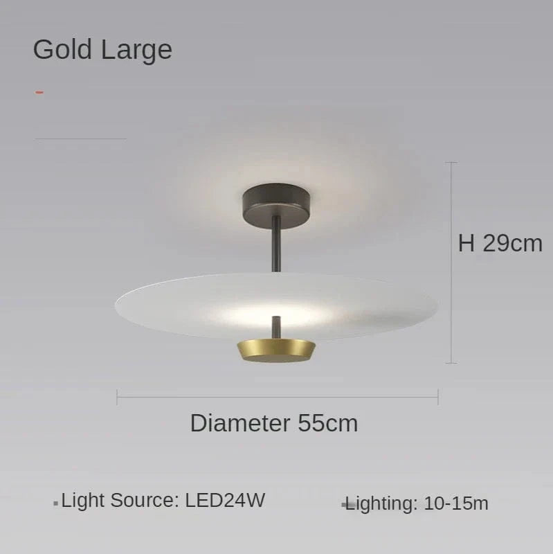 Lustres Suspendus Postmodern Creative Personnalité Noir et Or | Marco Lucetti Doré D550cm / Lumière neutre