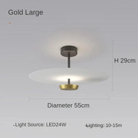 Lustres Suspendus Postmodern Creative Personnalité Noir et Or | Marco Lucetti Doré D550cm / Lumière neutre