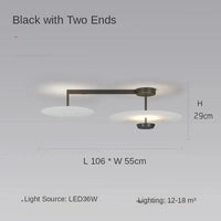 Lustres Suspendus Postmodern Creative Personnalité Noir et Or | Marco Lucetti Noir D106cm / Lumière neutre