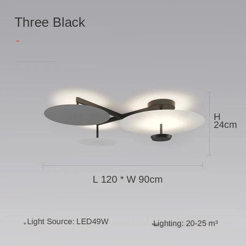 Lustres Suspendus Postmodern Creative Personnalité Noir et Or | Marco Lucetti Noir D120cm / Lumière neutre