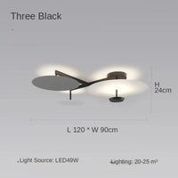 Lustres Suspendus Postmodern Creative Personnalité Noir et Or | Marco Lucetti Noir D120cm / Lumière neutre