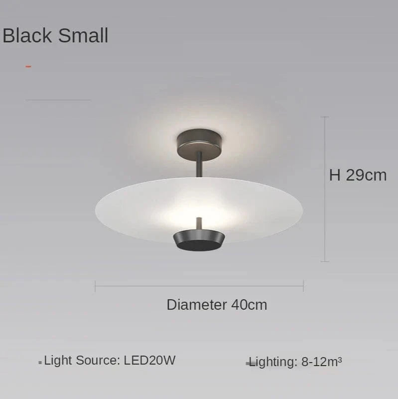 Lustres Suspendus Postmodern Creative Personnalité Noir et Or | Marco Lucetti Noir D40cm / Lumière neutre