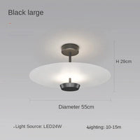 Lustres Suspendus Postmodern Creative Personnalité Noir et Or | Marco Lucetti Noir D55cm / Lumière neutre