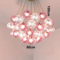 Lustres suspendus : Suspension moderne pour un éclairage intérieur contemporain | Marco Lucetti Rose 19 tête / Blanc chaud