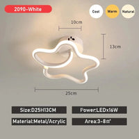 Luxaria - Plafonnier LED Moderne pour Allée, Vestiaire, Couloir, Balcon et Foyer | Marco Lucetti Blanc B / Lumière modifiable