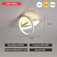 Luxaria - Plafonnier LED Moderne pour Allée, Vestiaire, Couloir, Balcon et Foyer | Marco Lucetti Blanc F / Blanc chaud