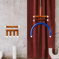 Magnifique lampe suspendue arc-en-ciel E14 - Collection Rainbow Glow | Marco Lucetti
