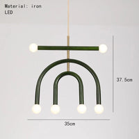 Magnifique lampe suspendue arc-en-ciel E14 - Collection Rainbow Glow | Marco Lucetti C-2 / 5000K